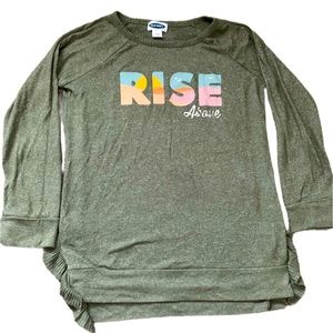 Olive green lightweight sweater